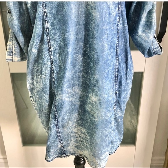 Guess Denim/Cotton Mini Dress - Picture 2 of 10